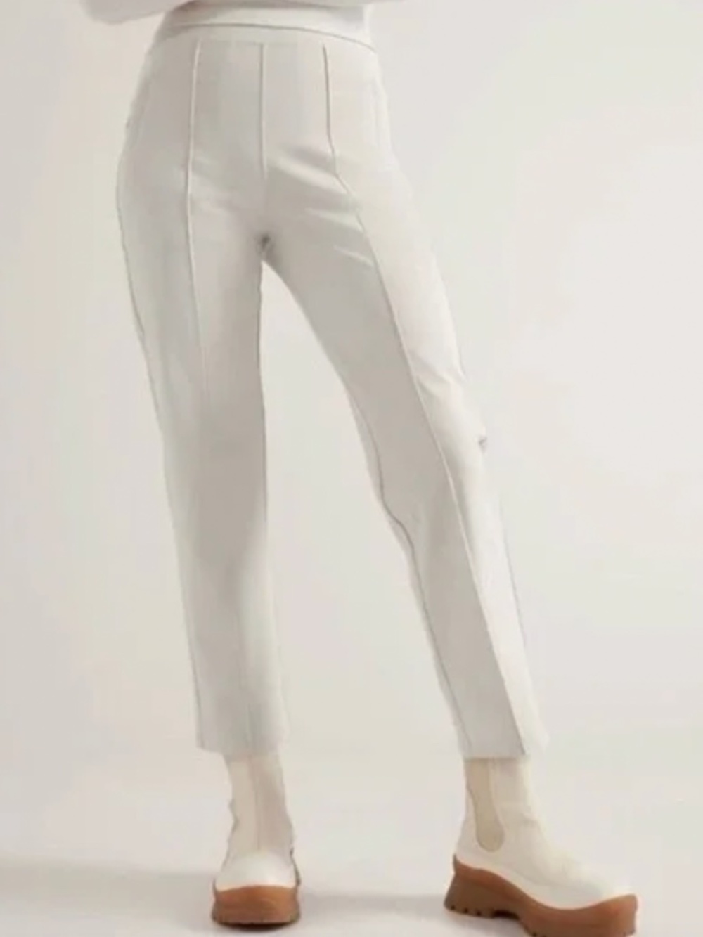 Athleta Headlands Hybrid Pant Birch Grey Sz 4